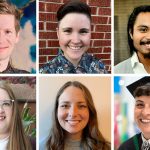 A collage of the portraits of each of the prize winners.