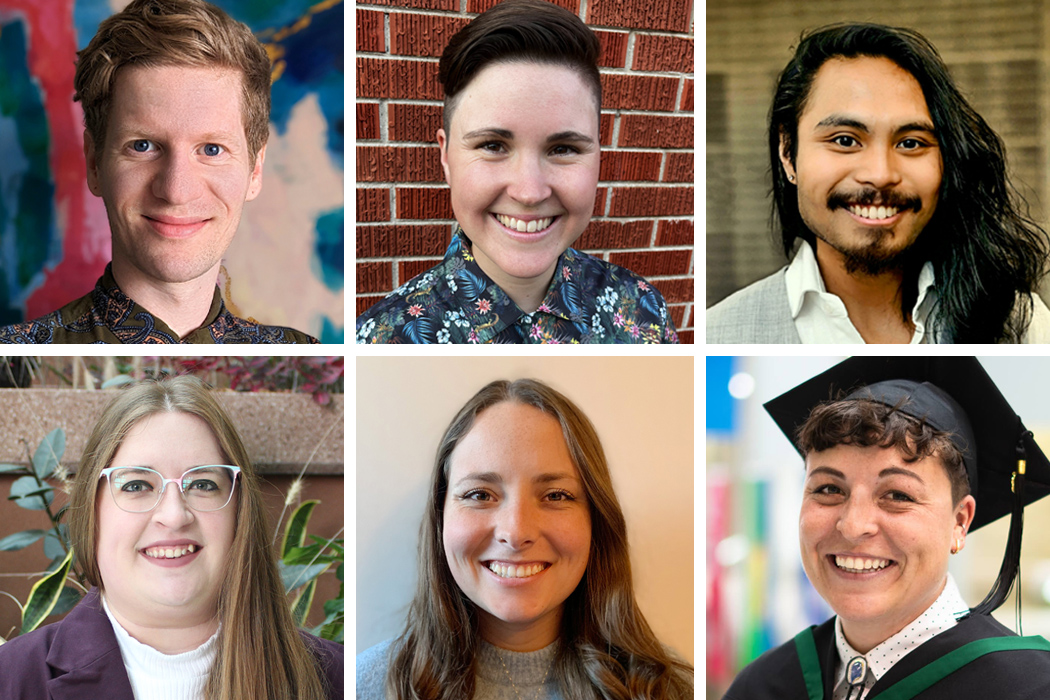 A collage of the portraits of each of the prize winners.