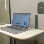 Use laptop in Quiet Pod