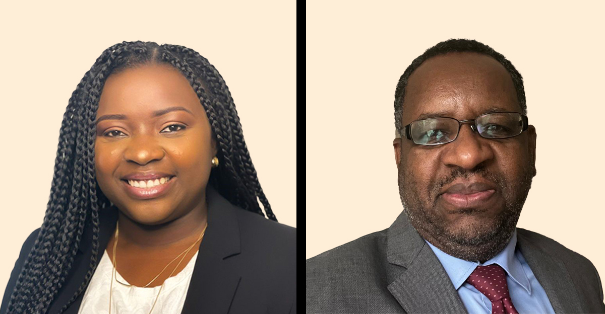 Dr. Irene Fakankun and JD Diabira