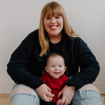 Kristen Letkeman with daughter