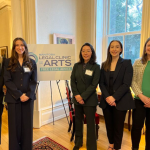 Law students working at the Manitoba Legal Clinic for the Arts include Jamie Robertson (3L), Emily Palmer (2L), Kassandra Taverner (2L), Rebecca Penner (3L), and Lisa Haydey (2L).
