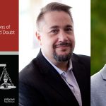 Composite image of book cover for Justice in the Age of Agnosis Socio-legal explorations of denial, deception and doubt edited by James Gacek and Richard Jochelson published by Palgrave Springer. Followed by photos left to right of Richard Jochelson and James Gacek.