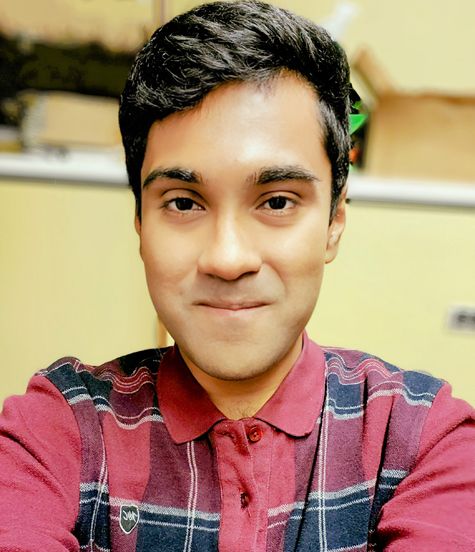 Mainak Singha smiles at the camera