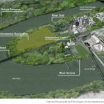 Map of The Forks and Point Douglas area