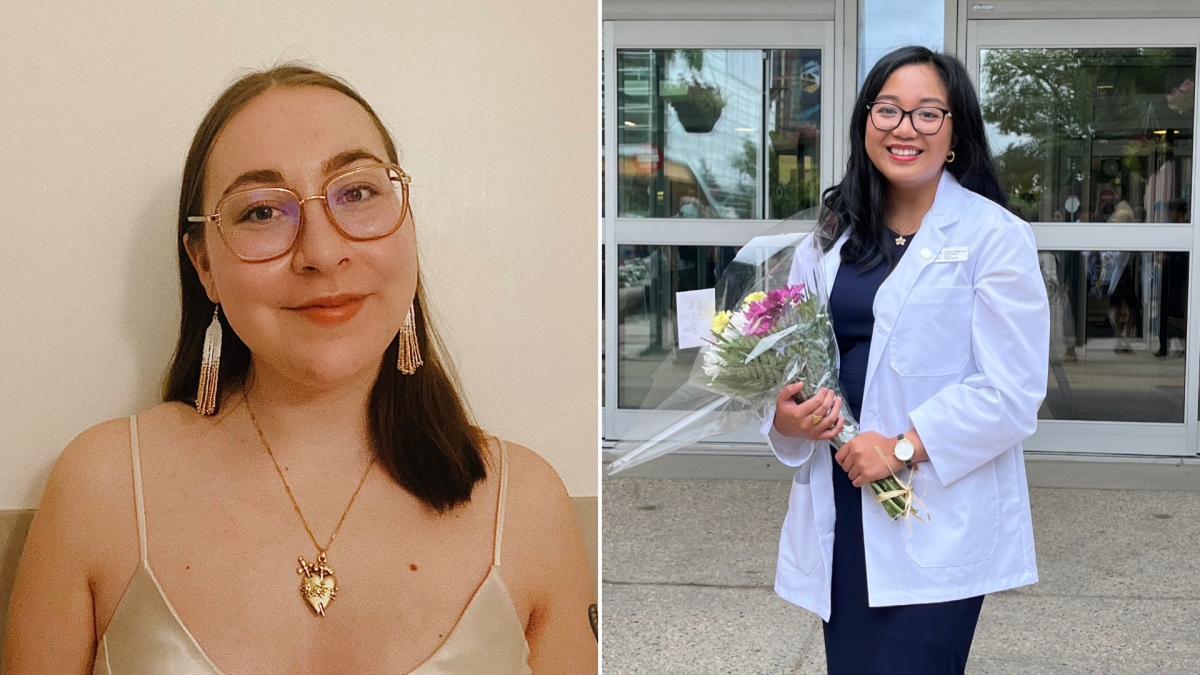 UM Students Jory Thomas and Devin Ann Habon