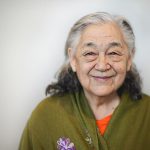 A close up photo of Residential school Survivor Levinia Brown