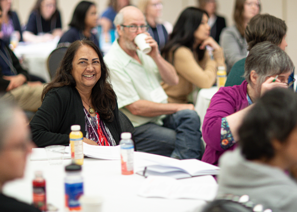 Staff attending a conference