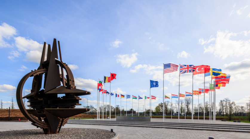 NATO flags and symbol
