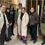 Student members of the University of Manitoba's Indigenous Student Led Indigenous Art Purchase Program. (Submitted by C.W. Brooks-Ip)