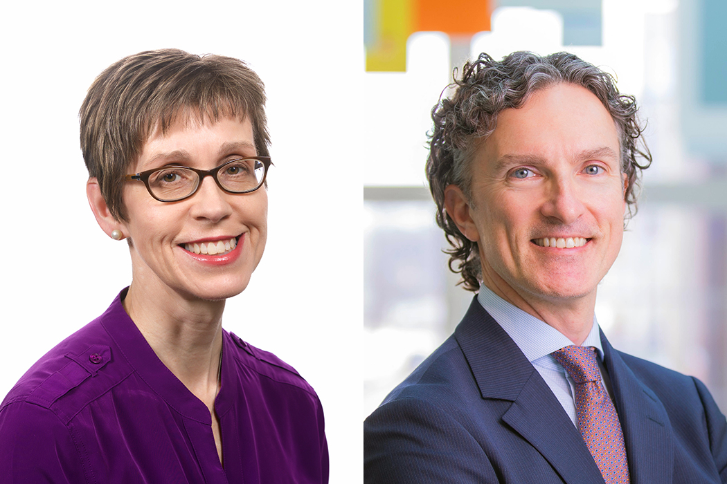 Portraits of Dr. Lisa Lix and Dr. Ryan Zarychanski.