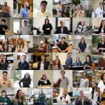 Compilation of people's photos at the Faculty of Science.