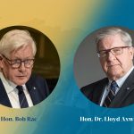 Headshots of Bob Rae and Lloyd Axworthy side by side.