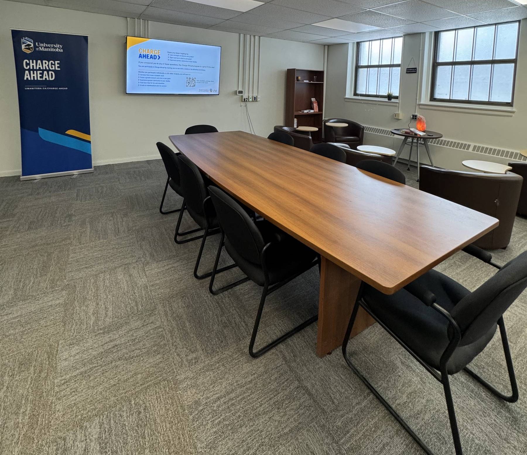 New Charge Ahead space in room 107 Tier Building