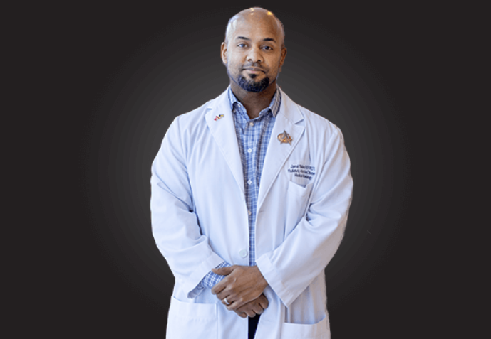 Dr Jared Bullard (photo credit Shared Health)
