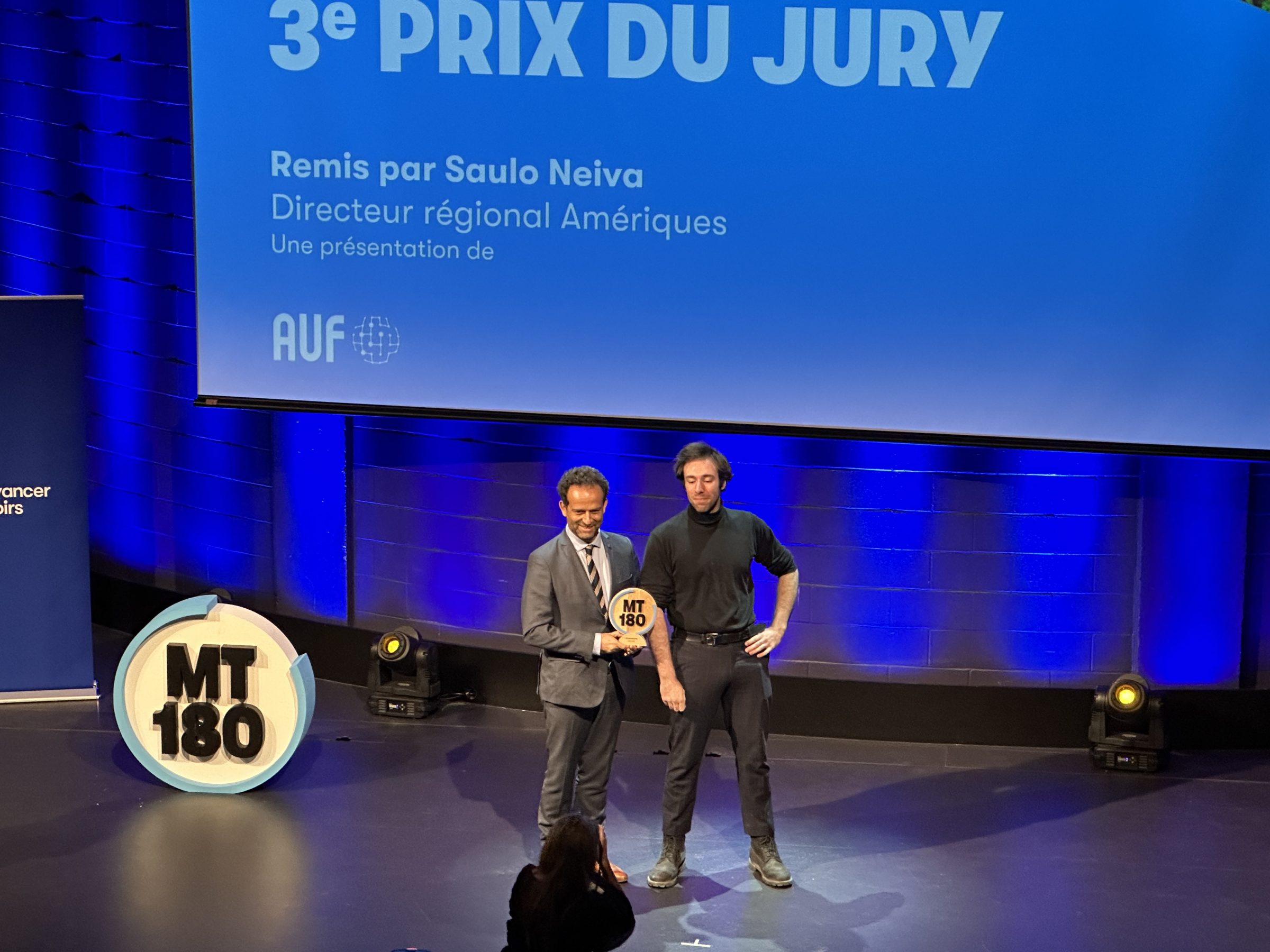 mt180 challenger on a stage