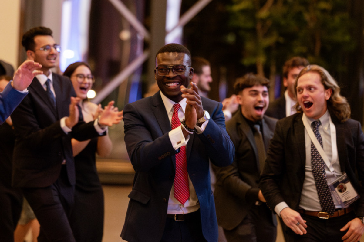 Team Asper celebrates at JDC West. Photo provided by Evan Adair.