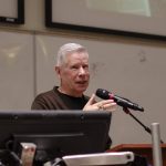 Brian Dobie speaking at the Marjorie Ward Lecture