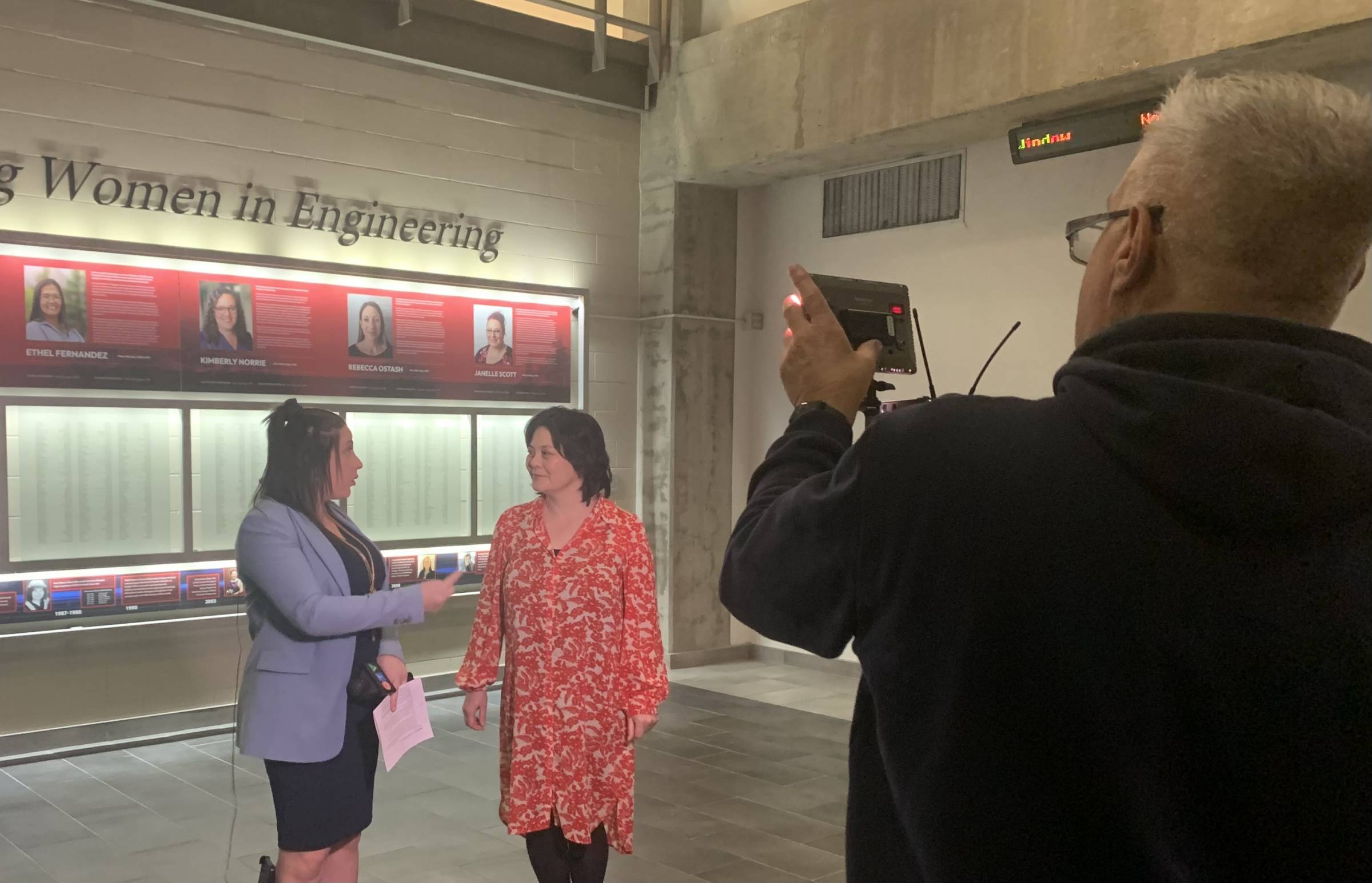 Tina Chen, Vice-Provost, Office of Equity transformation, interviewed by CTV Morning Live on International Women's Day 2025 in the Price Faculty of Engineering