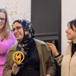 University of Manitoba PhD student Rana Ahmed winner of the 3K pitch competition.