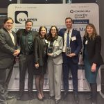 Team Manitoba left to right: Coach Kelsey Desjardine, Steven Csincsa (3L), Marianna Pozdirca (2L), Maria Pepelassis (2L), Jordan Wagner (3L), Coach Julia Ryckman.