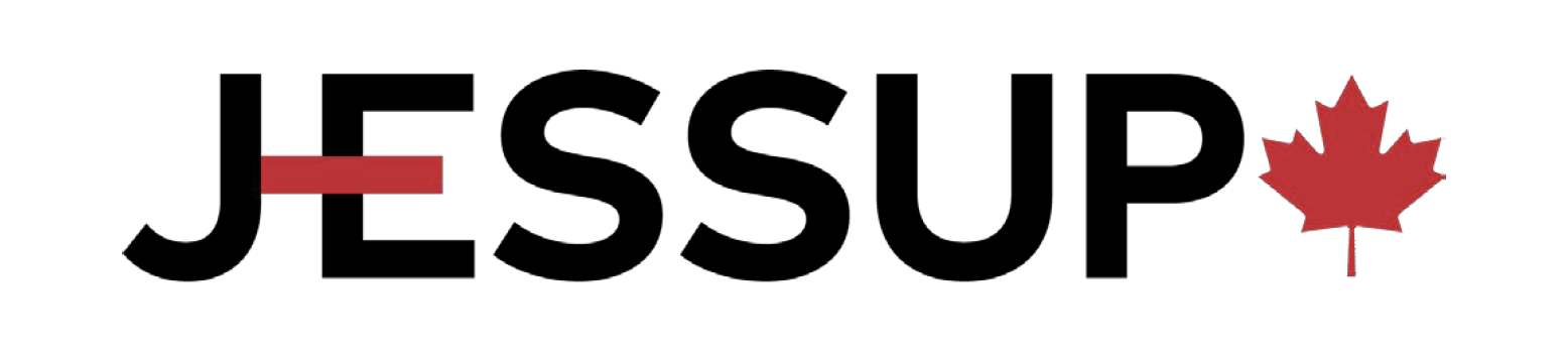 Logo for the Jessup Moot with Canadian maple leaf indicating Canadian section