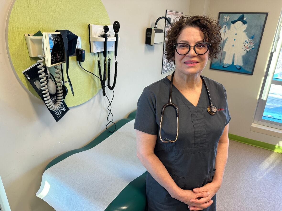 Dr. Ruth Grimes says fostering the doctor-patient relationship is important when caring for patients and parents who may be hesitant about the measles vaccine. She says it's important to answer questions openly and without judgement, while ensuring patients understand the risks of not vaccinating. (Tyson Koschik/CBC)