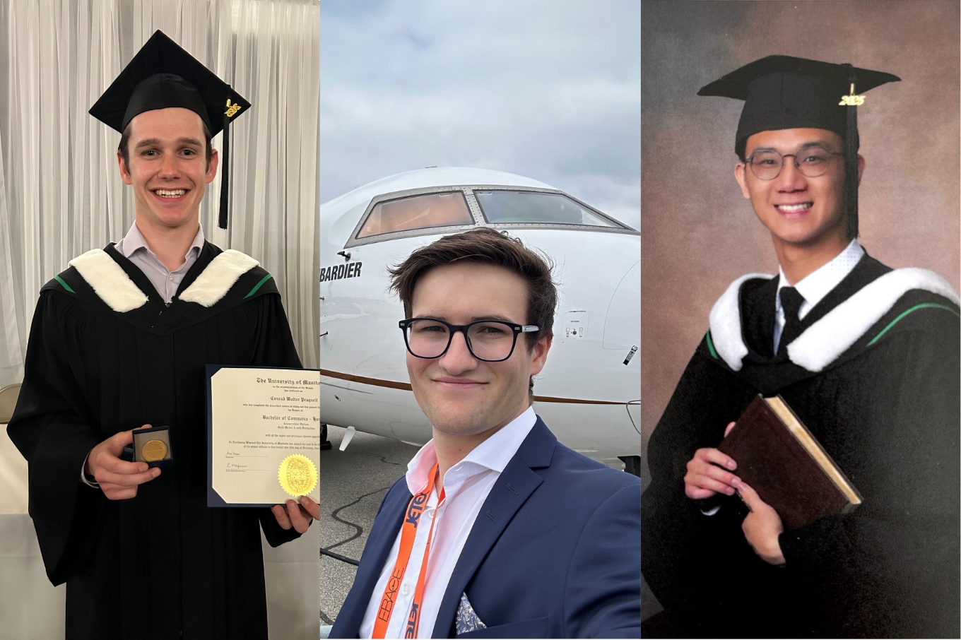 Asper’s Spring 2025 Medalist Winners: Conrad Pragnell (Gold), Liam Viagedor Tran (Silver), and Noam Robert Cockshott (Bronze)