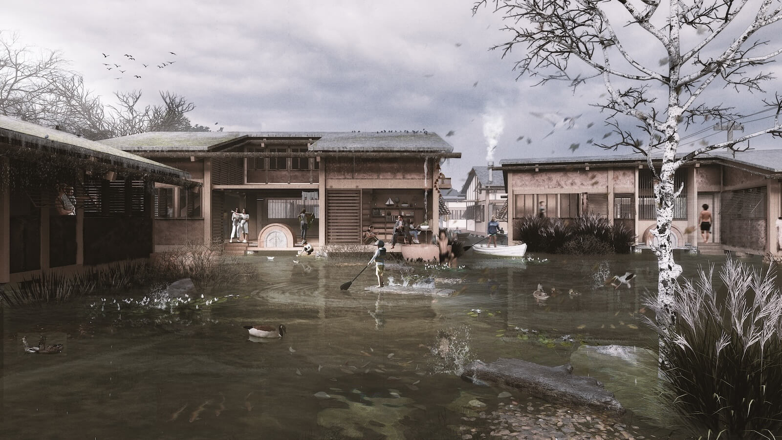 Image of a concept by Architecture students, that won an AZ award.