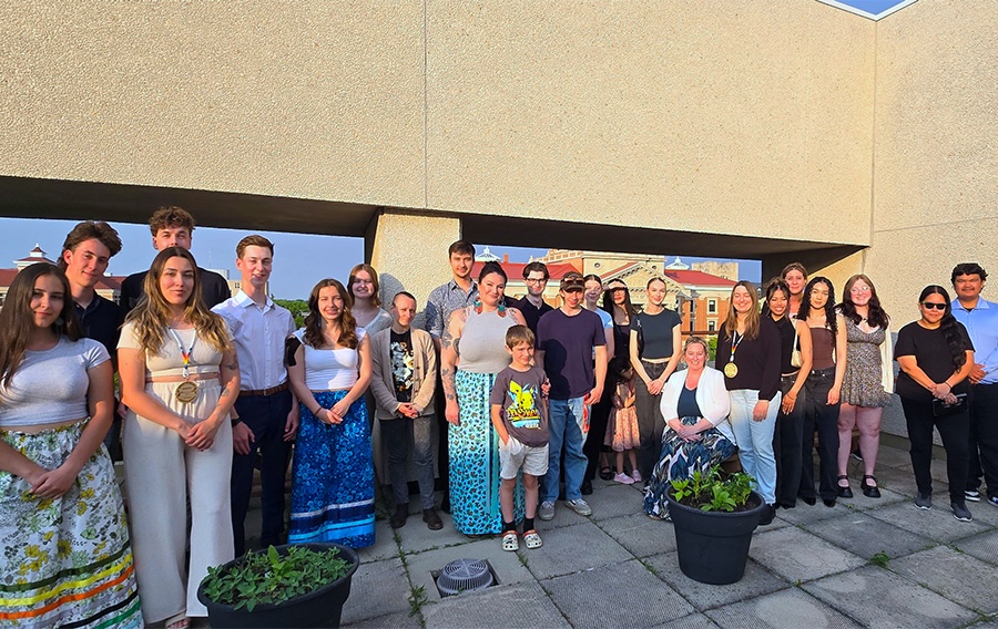 Wawatay scholars at the 2025 dinner celebration