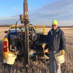 Dr Don Flatten at Gurr farm