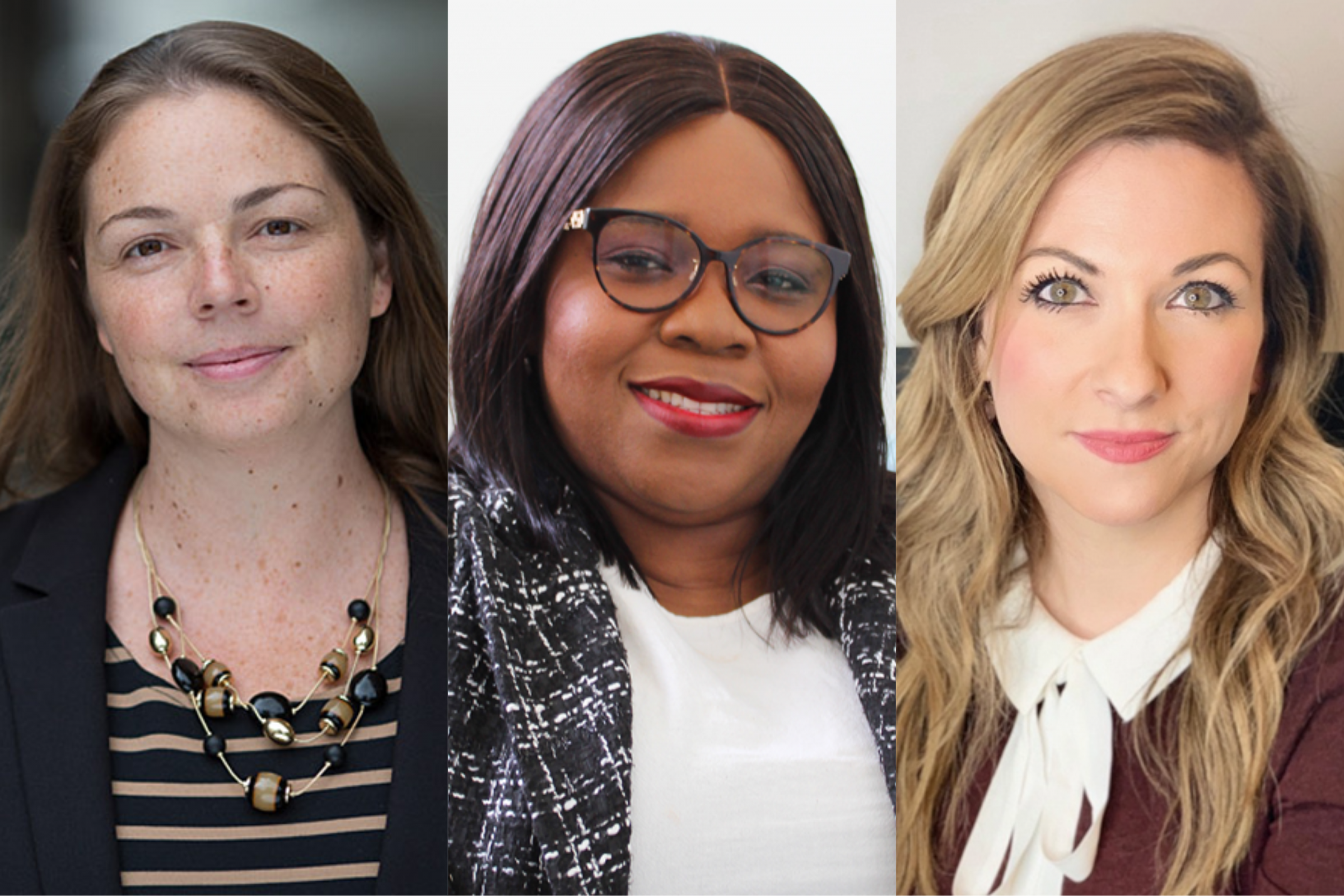 Faculty of Social Work scholars Dr. Christine Mayor, Dr. Blessing Ojembe, and Dr. Ashley Stewart-Tufescu