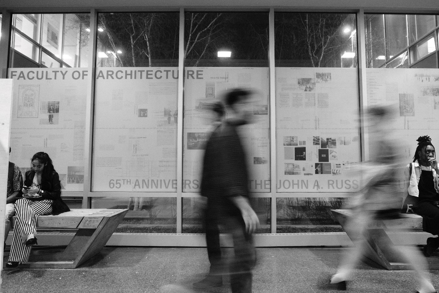 Photo of the project that Abdul Rafay worked on during his term, the JAR building 65th anniversary project.