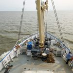 The Namao sails on Lake Winnipeg