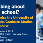 Graduate studies open house invite