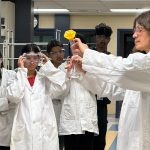 SHAD participants during the Chemistry activity.