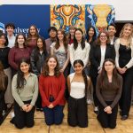 Winners of the UM Undergraduate Research Showcase pose together.