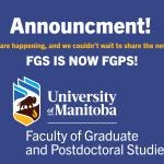 faculty of graduate studies new name