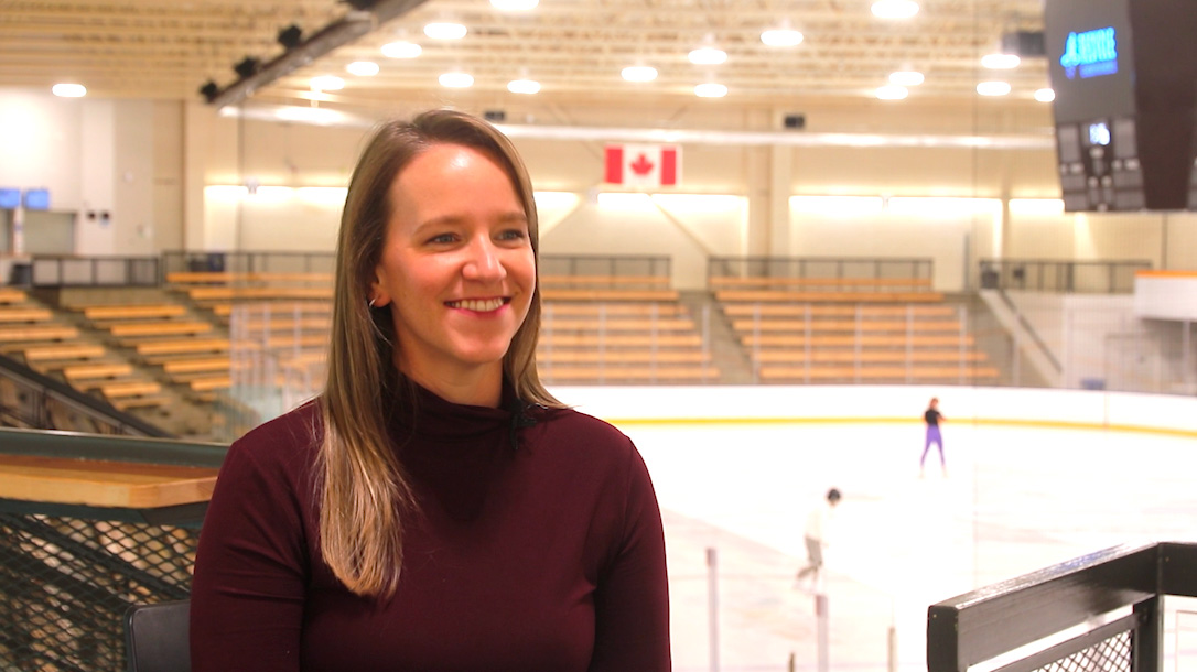 Dr. Janet Lawson in the Wayne Flemming arena