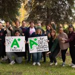 Environmental Law students in practicing professional lawyer Heather Fast’s class at UM’s Faculty of Law celebrate the passing of Bill 23 into Anti-SLAPP legislation. Legal research by students in the Robson Hall Rights Clinic helped further the recommendations contained in the Final Report that informed the legislative process.