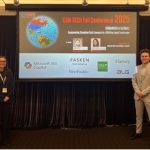 Law Students Maria Pepelassis (3L) and Donald Plant (2L) at the CAN-TECH 2025 Fall Conference.